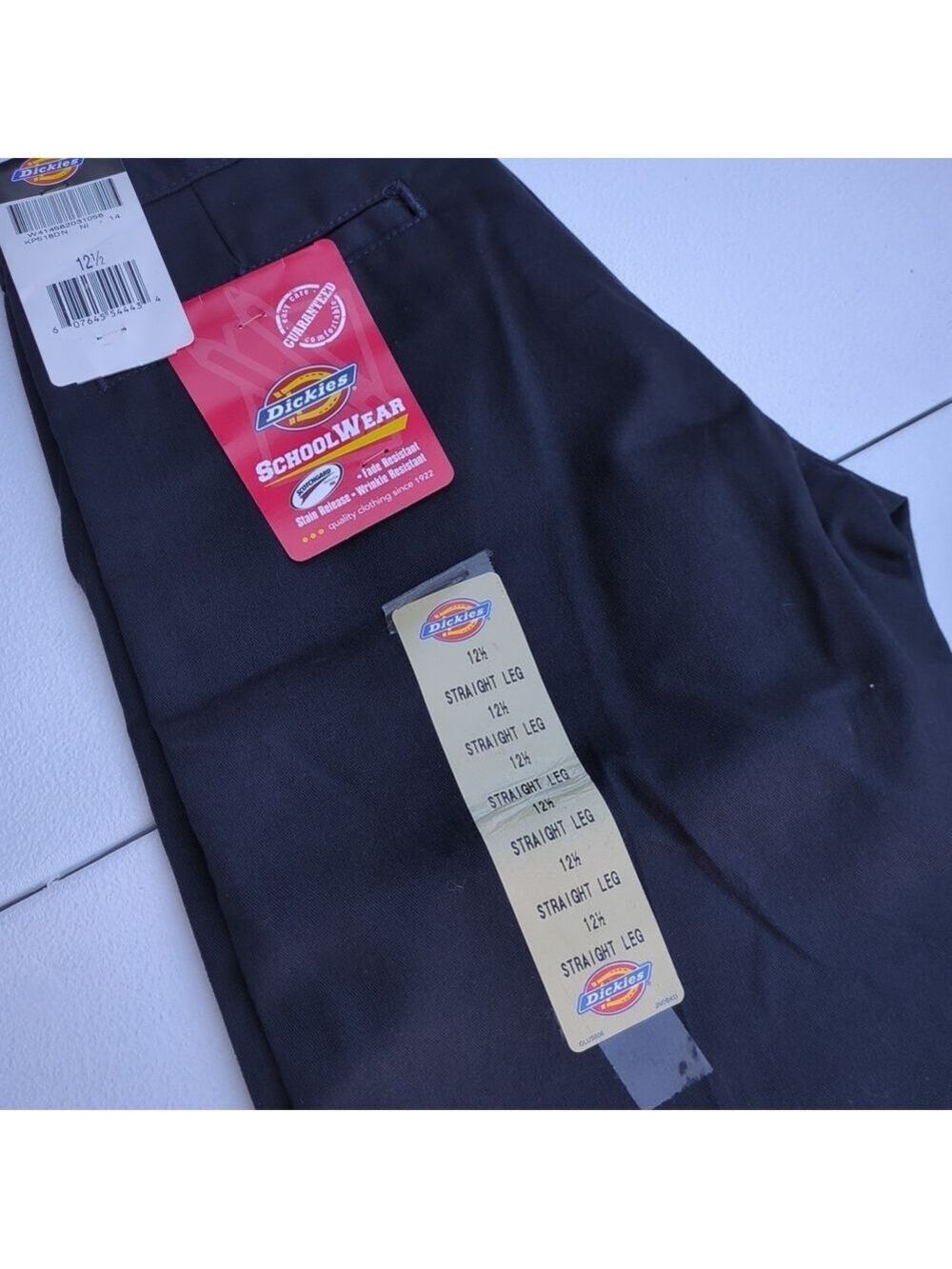 Dickies Boy's Classic Flat Front Pant, Sizes 12 1/5. New